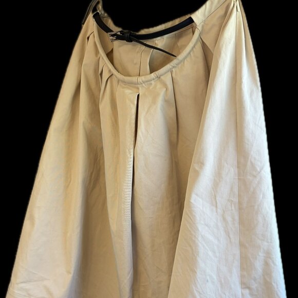 Belted Cutout Skirt in Vanilla Cream - Picture 4 of 7